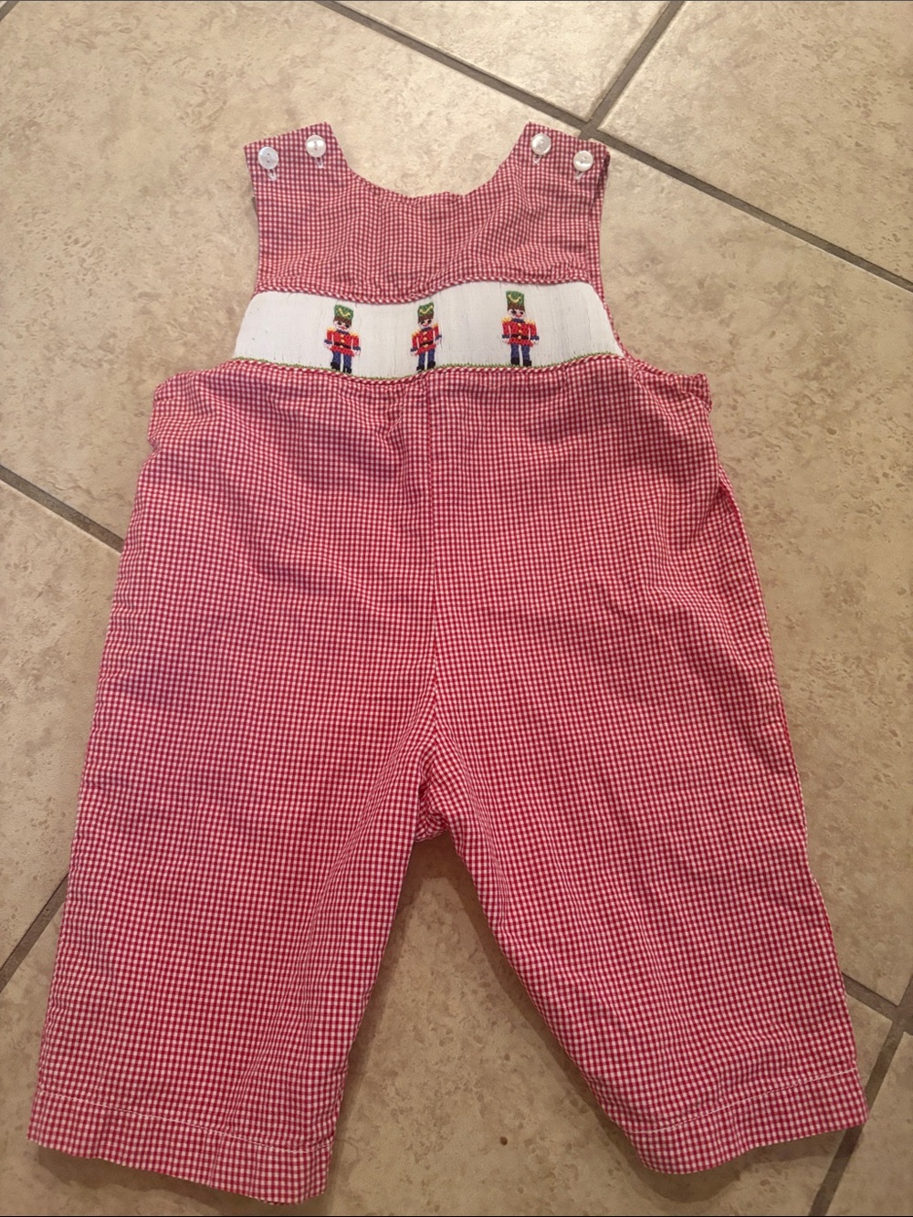 Edgehill collection nutcracker boys smocked longall size 3 months